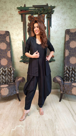 Black Jumpsuit with Jacket