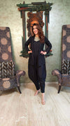 Black Jumpsuit with Jacket