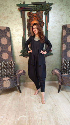 Black Jumpsuit with Jacket