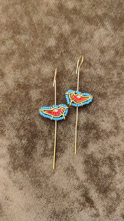 Blue Bird Ear Cuff - view 3