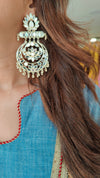 Blue Coord Set with Coin Tassels - view 5