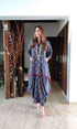 Blue Diamond Dhoti Skirt Dress