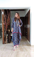 Blue Diamond Dhoti Skirt Dress