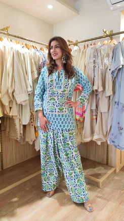 Blue Green Farshi Set - view 3