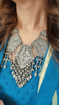 Blue Jumpsuit with Jacket - view 5