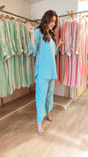 Blue Piano Kurti Pant Set - view 8