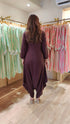Brown A-line Embroidered Jumpsuit - view 8