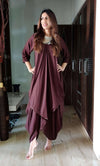 Brown Butterfly Dress
