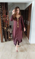 Brown Gold Dress