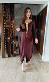 Brown Gold Dress