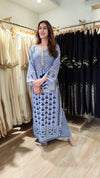 Celebrity Blue Long Kurta Set - view 2