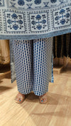 Celebrity Blue Long Kurta Set - view 5