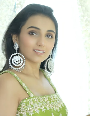 Chandbali DC Statement Earrings