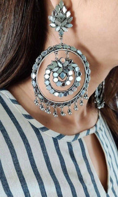 Chandbali DC Statement Earrings