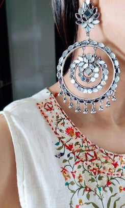 Chandbali DC Statement Earrings