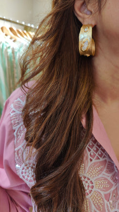 Chunky Hoop Earrings - view 10