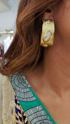 Chunky Hoop Earrings - view 12