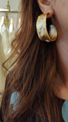 Chunky Hoop Earrings - view 4