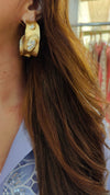 Chunky Hoop Earrings - view 7