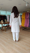 Cream Gota Work Kurta Set - view 10
