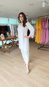 Cream Gota Work Kurta Set - view 4