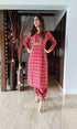 Dark Red Pathani Set