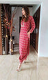 Dark Red Pathani Set