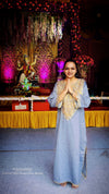 Denim Gold Kaftan Dress - view 21
