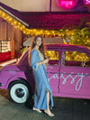 Denim Gold Kaftan Dress - view 36