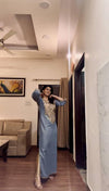 Denim Gold Kaftan Dress - view 39