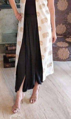 Black Dhoti - Only Bottom