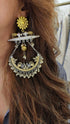 Dual Tone Peacock Pearl Earring - view 23