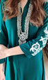Emerald Green Embroidery Jumpsuit