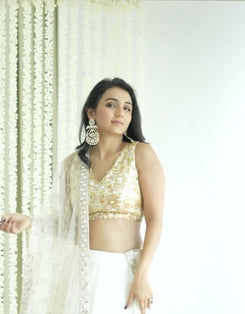 Gold Chandbali Earrings - FREE GIFT
