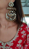 Gold Chandbali Earrings - Gold Chand bali