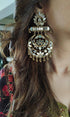 Gold Chandbali Earrings - FREE GIFT