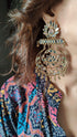 Gold Chandbali Earrings - Gold Chand bali
