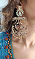 Gold Chandbali Earrings - FREE GIFT