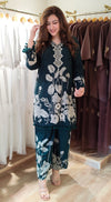Green Floral Print Coord Set - view 3