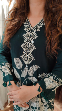 Green Floral Print Coord Set - view 4