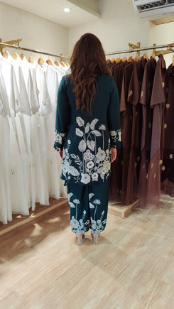 Green Floral Print Coord Set - view 5