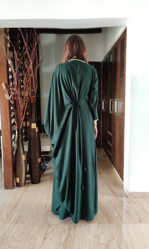 Green Kaftan Gown