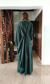 Green Kaftan Gown