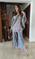 Grey Ikat Coord Set
