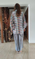 Grey Ikat Coord Set