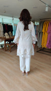 Crochet Ivory White Cutwork Co-ord Set - view 10