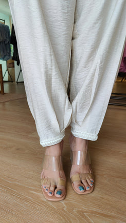 Crochet Ivory White Cutwork Co-ord Set - view 8