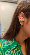 Lotus Motif Ear Cuff