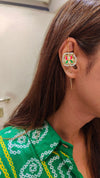 Lotus Motif Ear Cuff - view 3