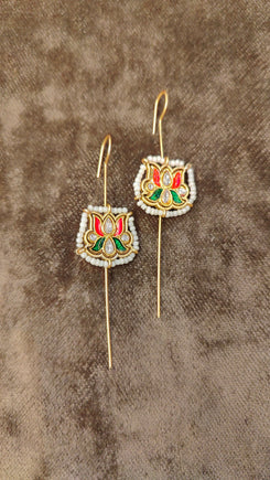 Lotus Motif Ear Cuff - view 4
